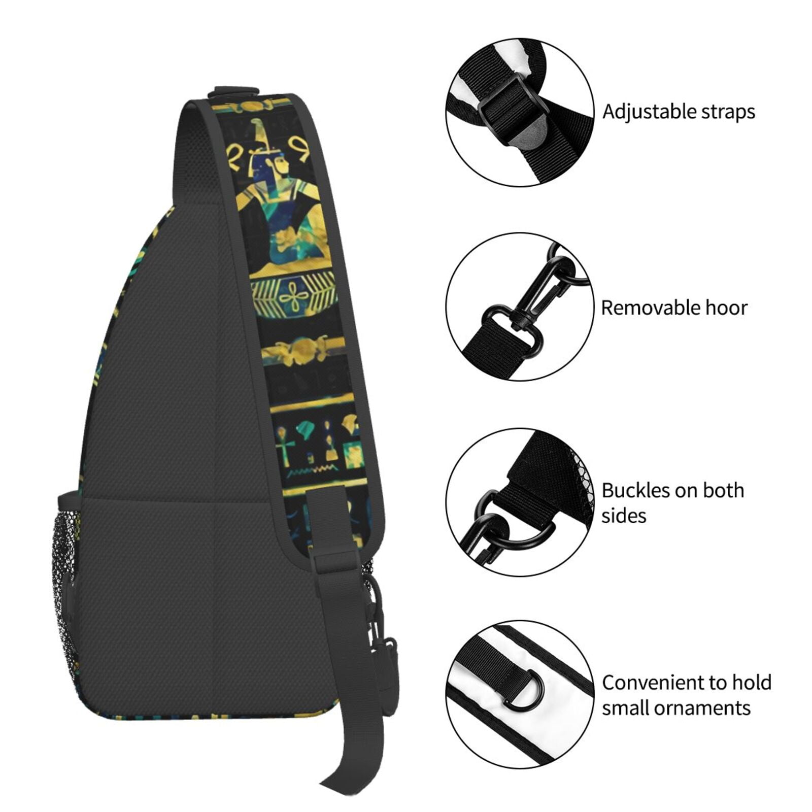Egyptian Hieroglyphs Golden In - Women Bags India บทวิจารณ์และราคา