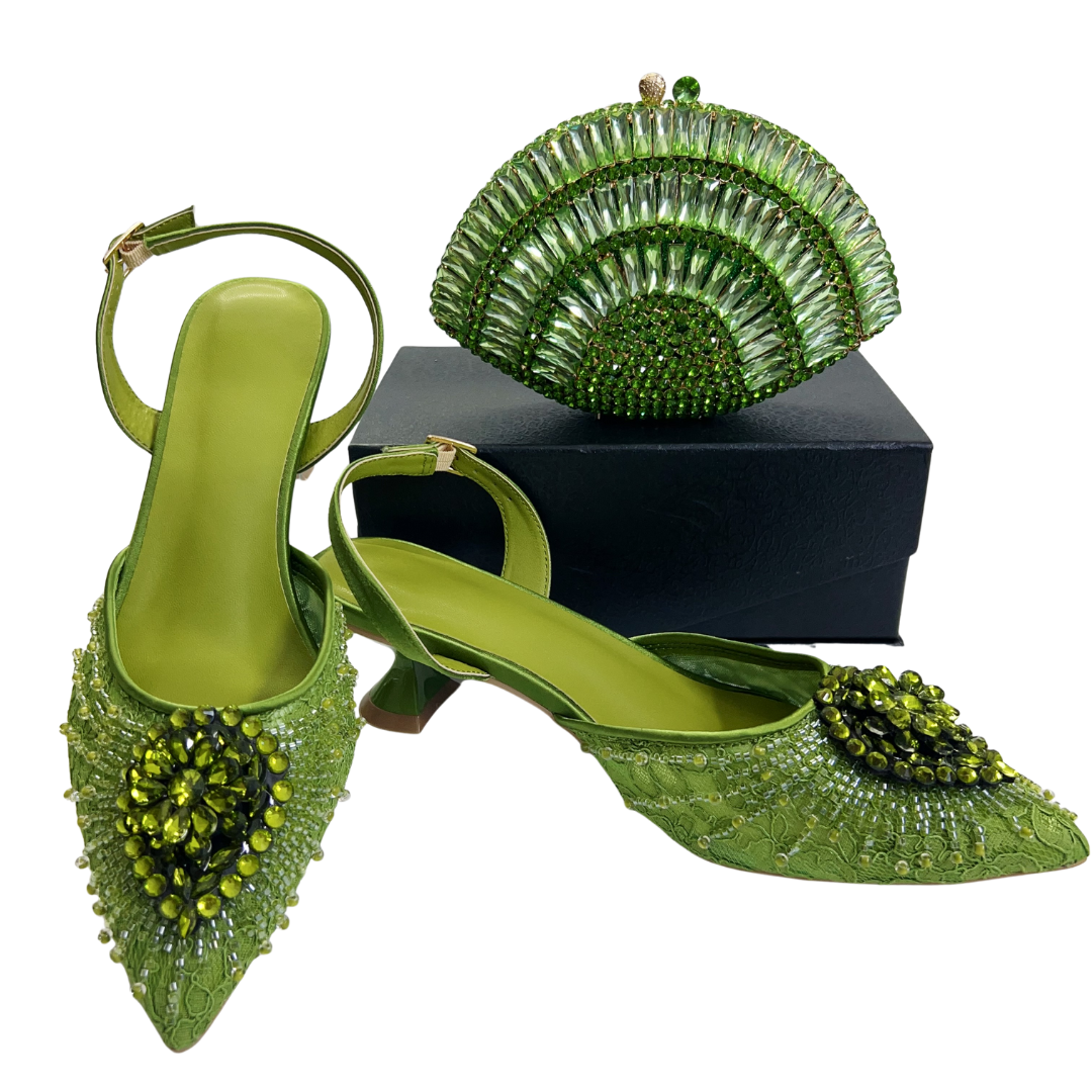 Italian Designer Evening Shoes - Clutch Bag Evening บทวิจารณ์และราคา