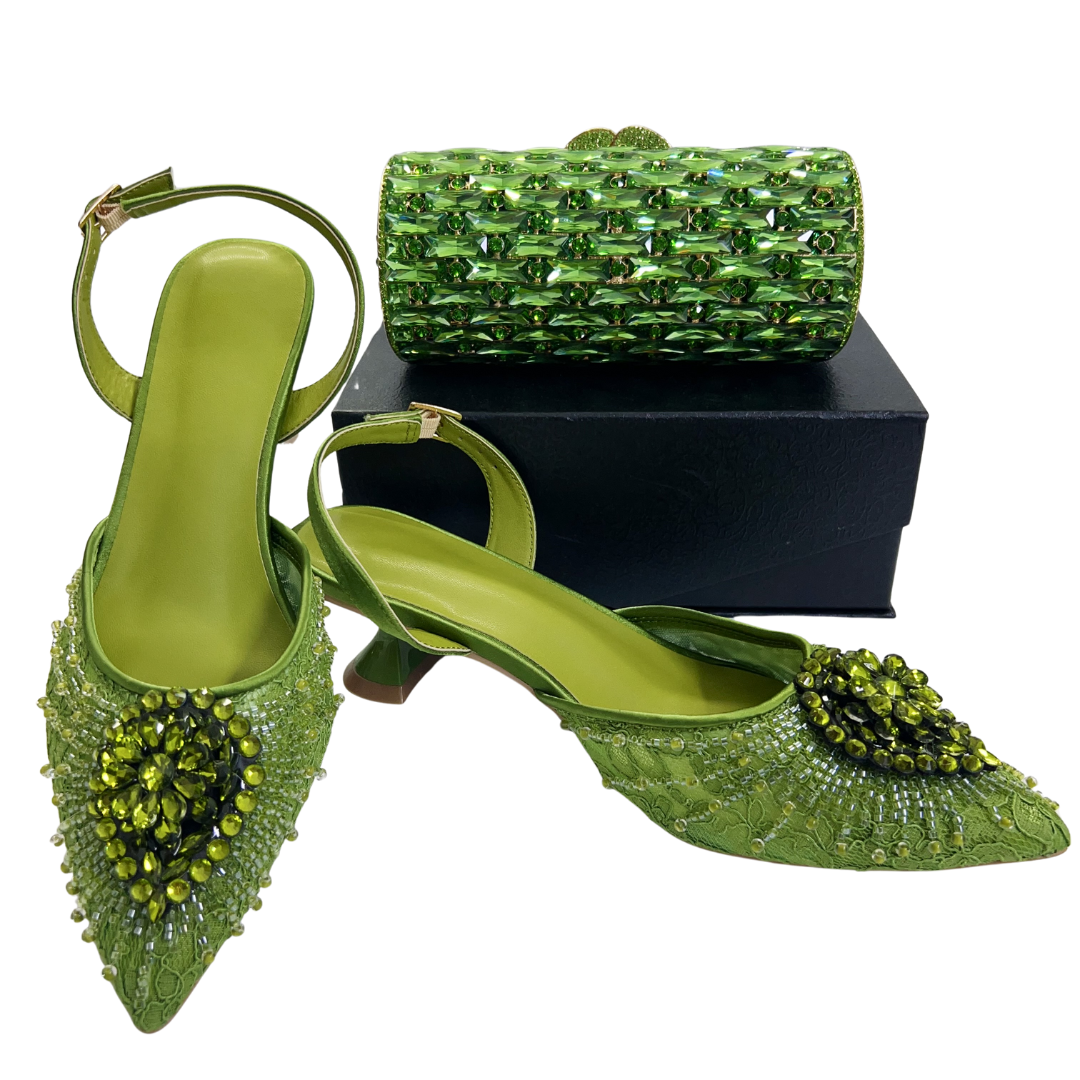Italian Designer Evening Shoes - Clutch Bag Evening บทวิจารณ์และราคา