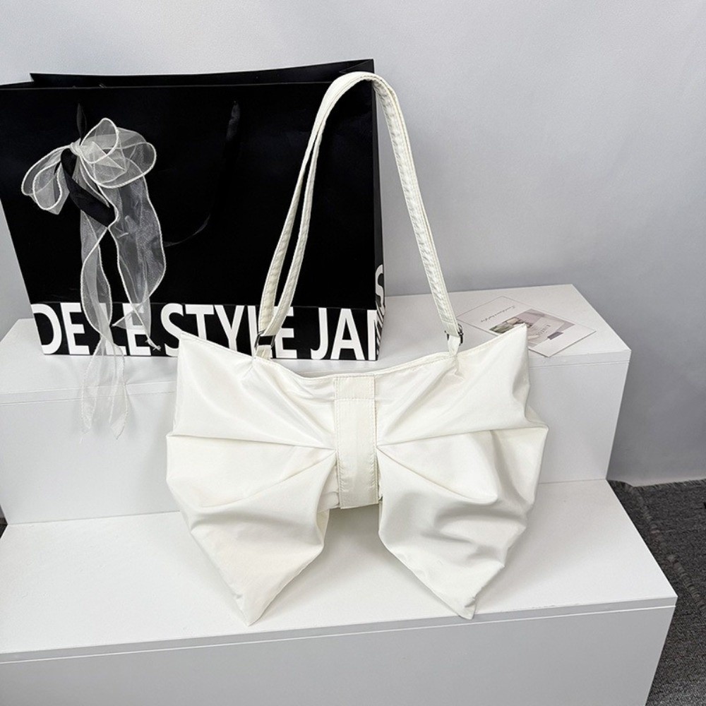 New Elegant Pleated Bow Crossb - Women Bags For Office Use บทวิจารณ์และราคา