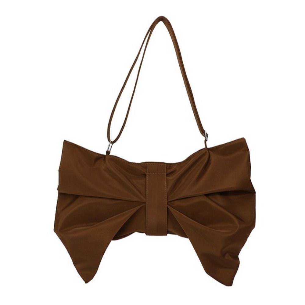 New Elegant Pleated Bow Crossb - Women Bags For Office Use บทวิจารณ์และราคา